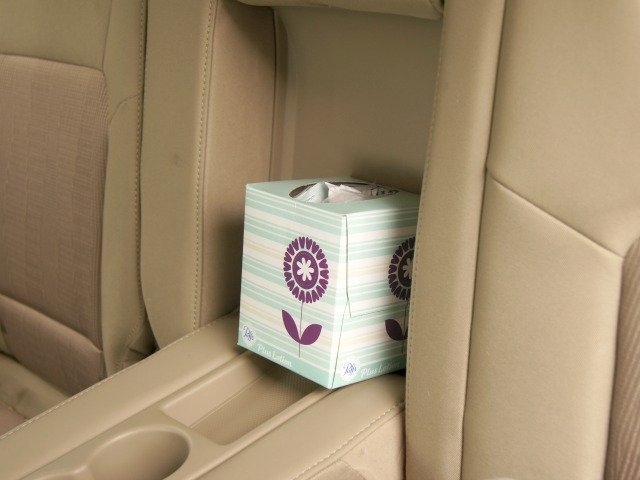 Tissue boxes make great disposable trash cans