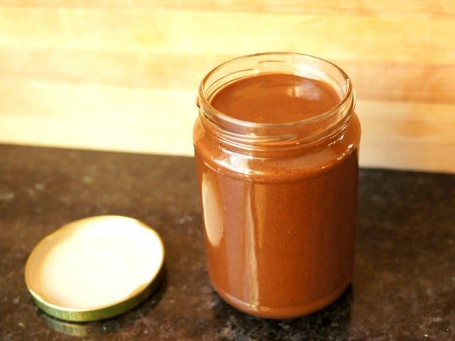Store homemade magic shell in a glass jar