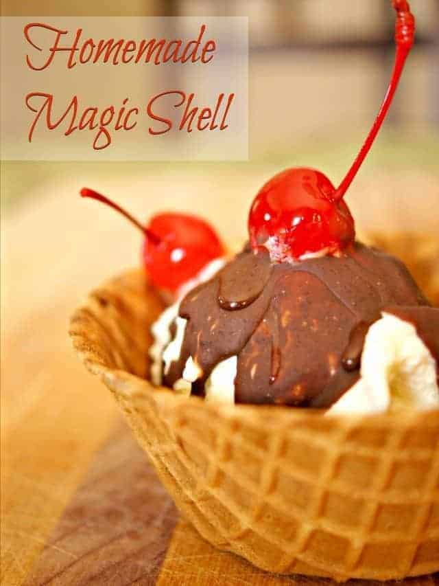 Homemade magic shell recipe