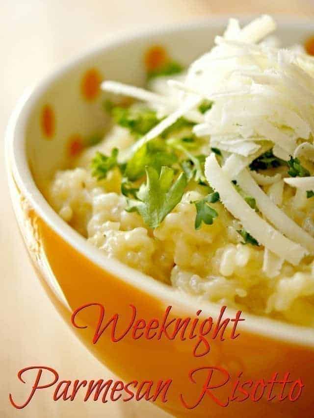 Weeknight Parmesan Risotto recipe