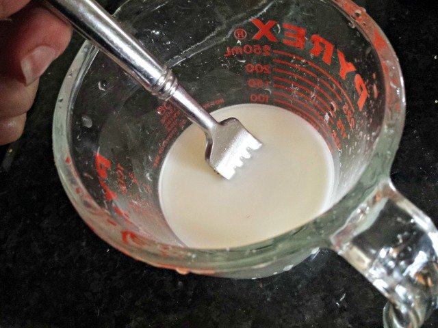Cornstarch slurry