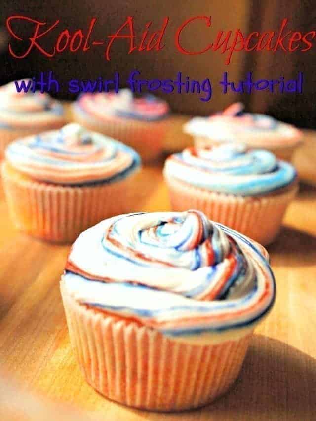 Kool-Aid Cupcakes recipe and tutorial
