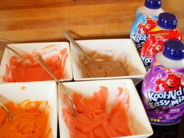 Kool-Aid cupcake batter