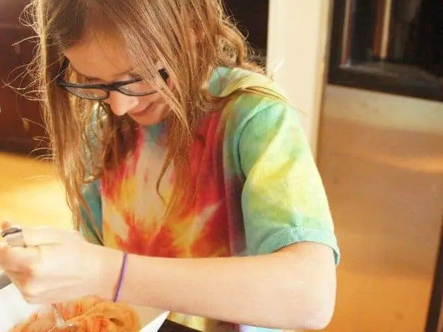 Mixing up Kool-Aid cupcakes