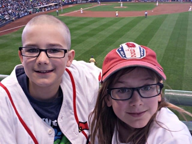 Taking kids to baseball