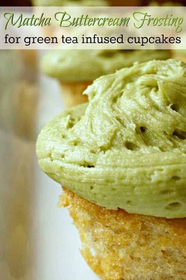 Amazing green tea cupcakes with matcha buttercream frosting recipe