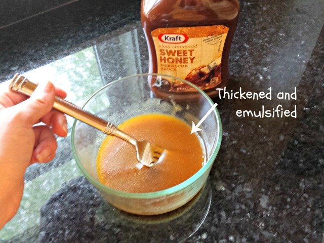 BBQ Sauce salad dressing ready to enjoy in under a minute