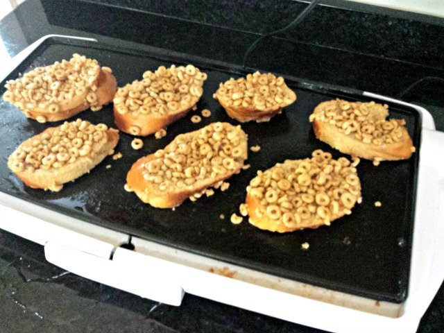 Bake cereal crusted French toast