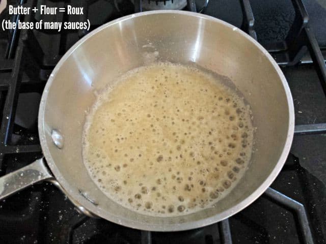 Creating Roux for cheese sauce