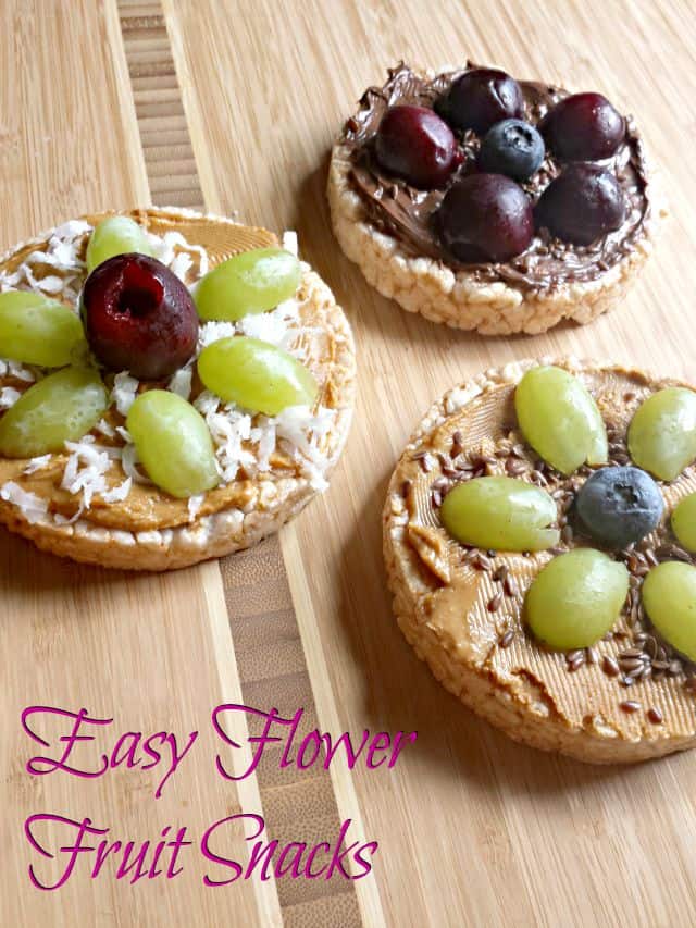 Easy flower Fruit Snacks