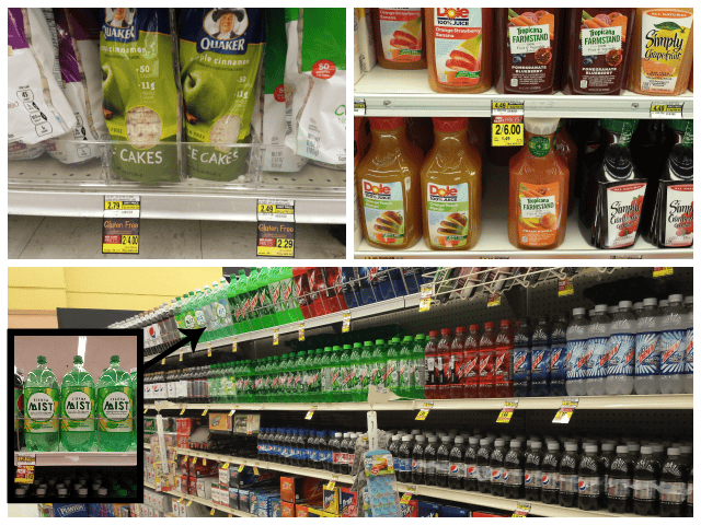 Finding Pepsi and Quaker Products at Jewel