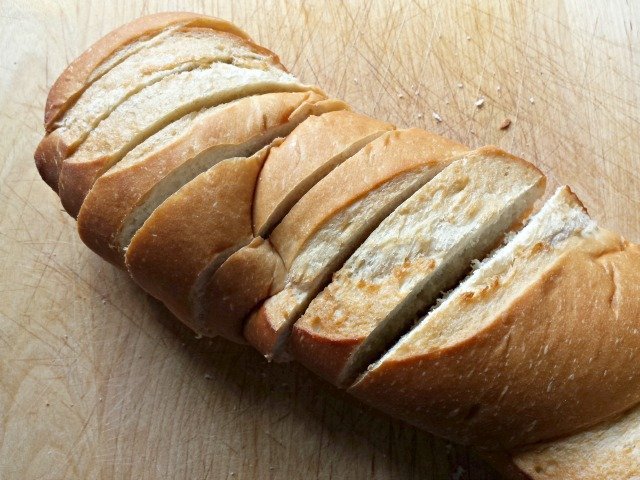 Slice nice thick bread pieces for cereal crusted French toast