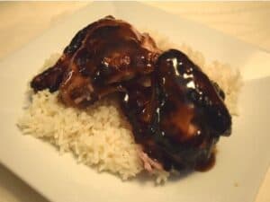 Orange Ginger Grilled Cornish Hen recipe