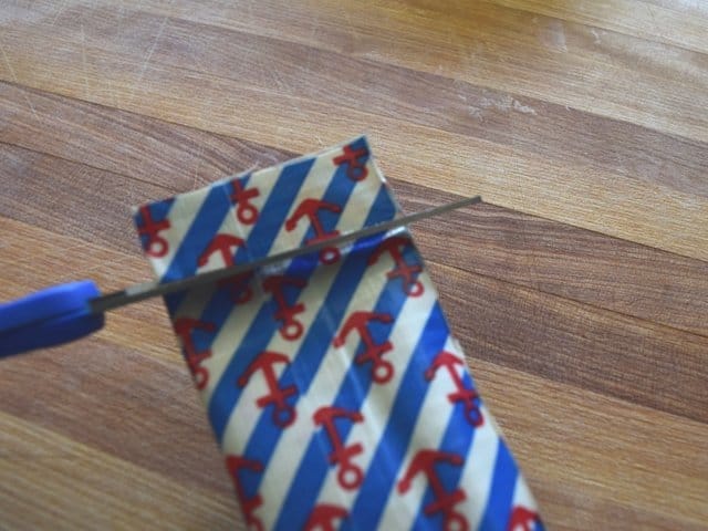 Snip excess seal