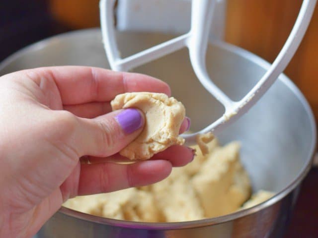 Masa dough with enough liquid