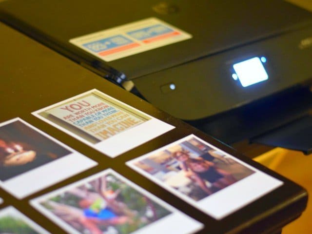 Printing photos on HP Sticky Paper