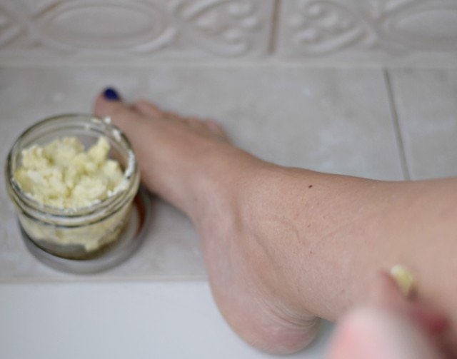 Apply DIY soothing lotion after FlashGo