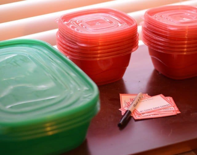 Cookie swap labeling setup