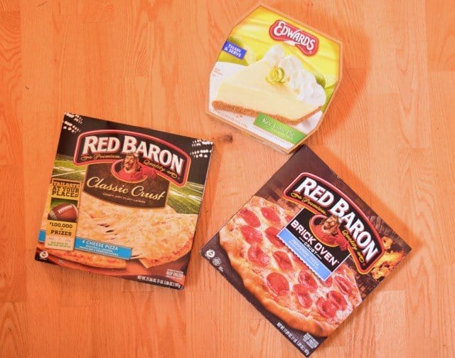 Easy football game night dinner and dessert