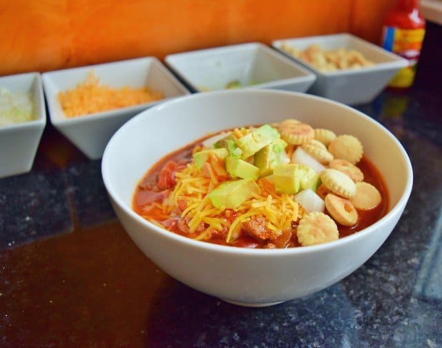 Perfect bowl of chili