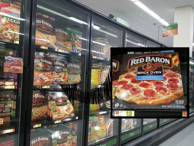 Red Baron Pizza at Walmart