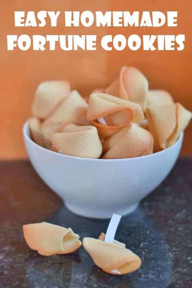 Easy Homemade Fortune Cookies Recipe