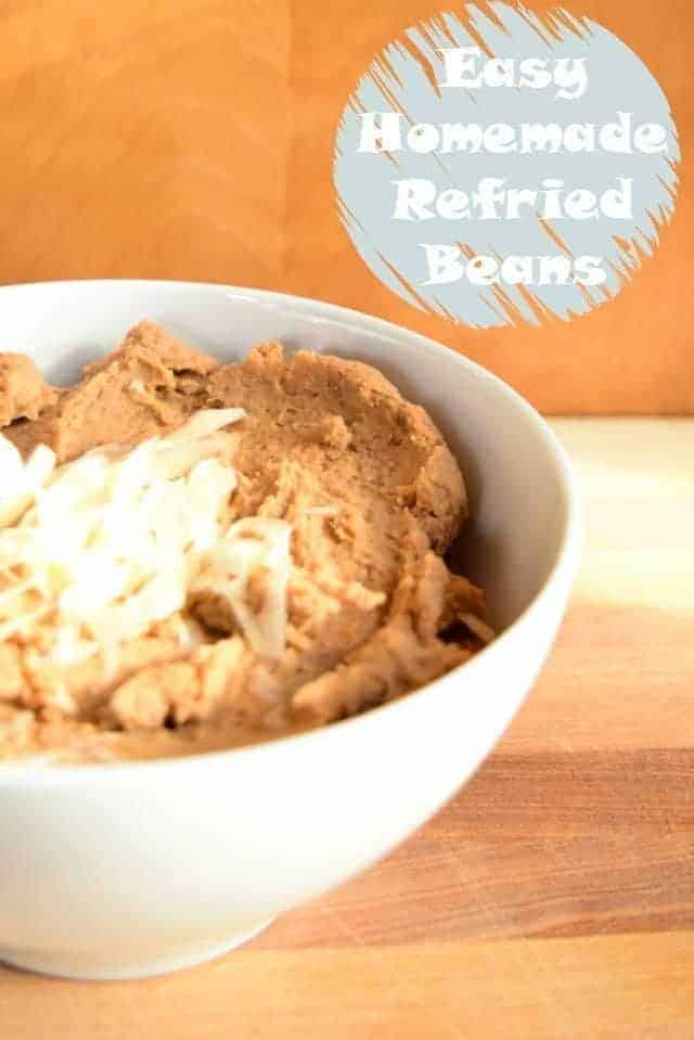 Easy Homemade Refried Beans Recipe to make your Mexican meals at home