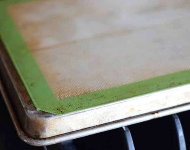 Turn baking sheet upside down for fortune cookies