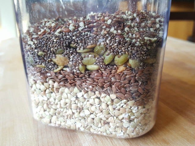 Add all ingredients to a container