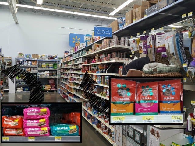 Finding IAMS Cat Treats at Walmart