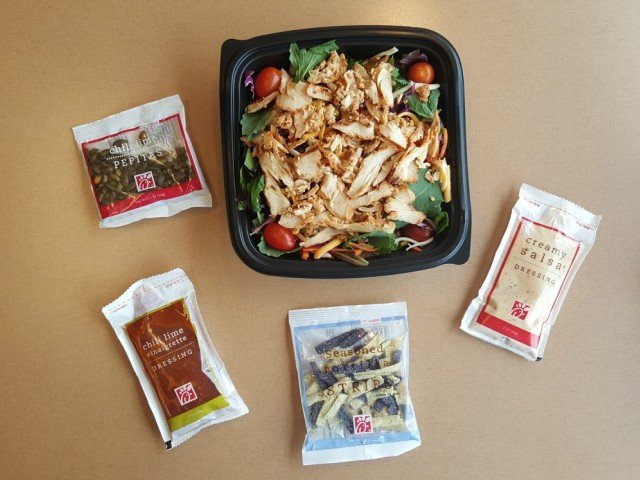 What you get with the Chick-fil-A southwest salad