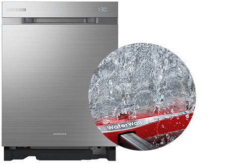 Samsung WaterWall dishwasher with revolutionary cleaning technology