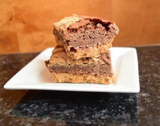 Enjoy your smores brownies from scratch