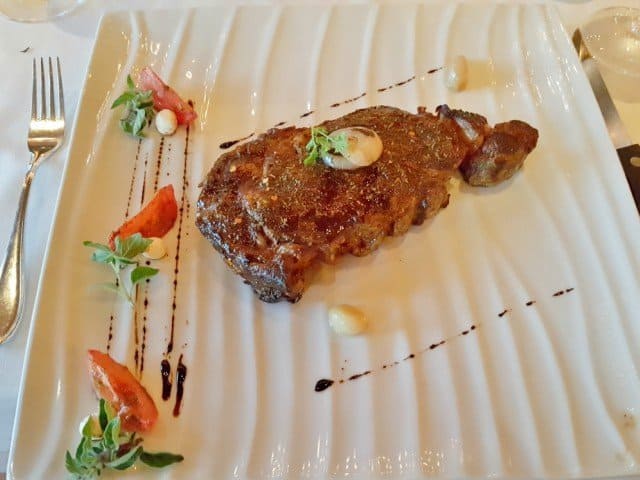 Broiled New York Strip Steak Carnival Cruise Steakhouse Dinner