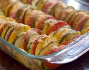 Italian ratatiouille recipe ready to eat