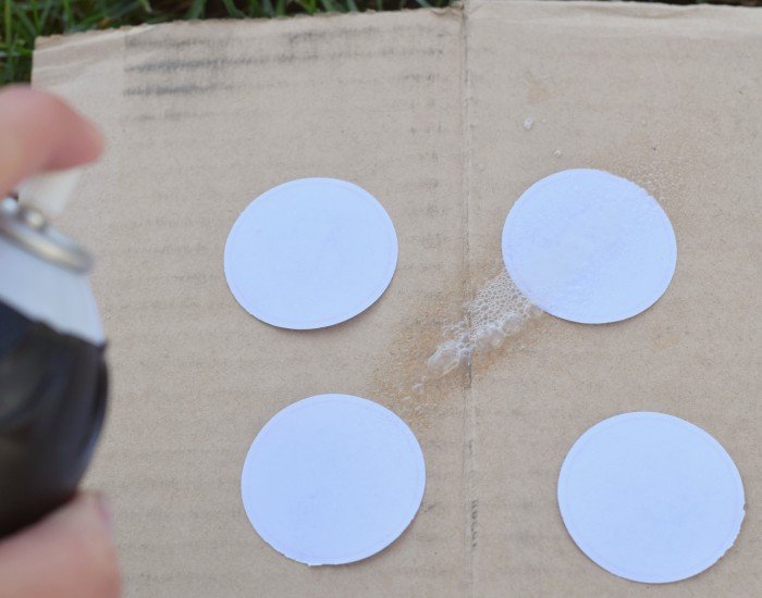 Spray advent calendar labels