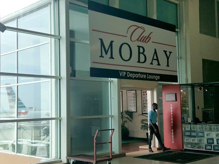 Club Mobay Departure Lounge entrance