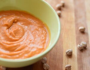 Creamy chickpea tomato soup recipe