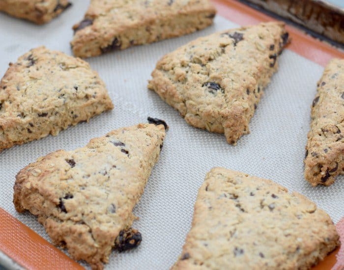 Fresh baked cherry chip scones recipe