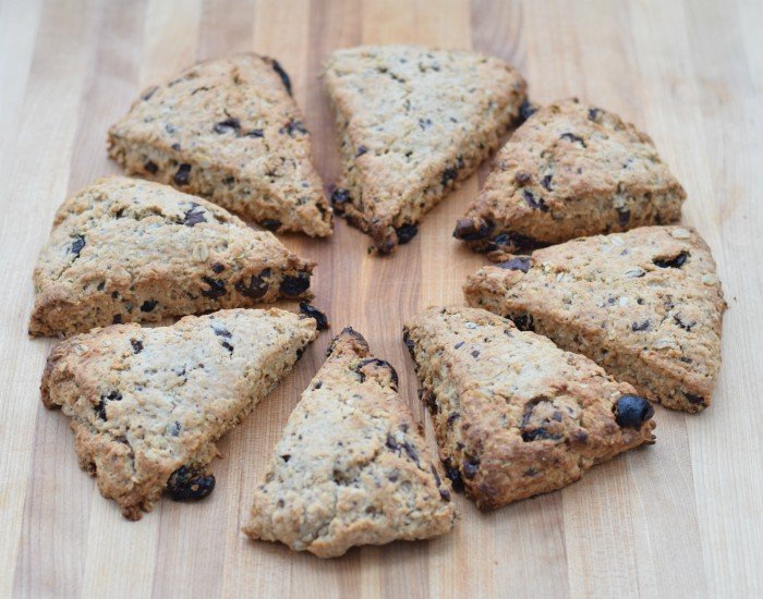Perfect cherry chip scones