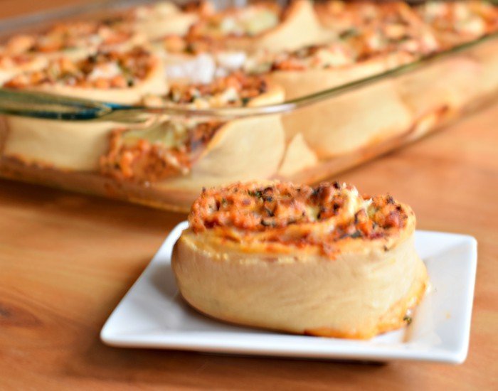 Perfect kid friendly dinner of pizza rolls