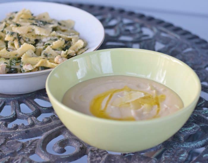 Delicious dairy free gluten free Tuscan bean soup recipe
