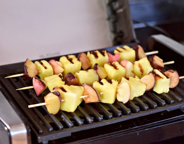 Make grilled fruit on an indoor grill