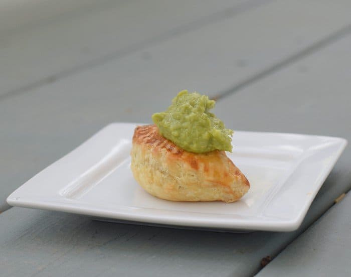 Try a honey habanero beef empanada topped with guacamole