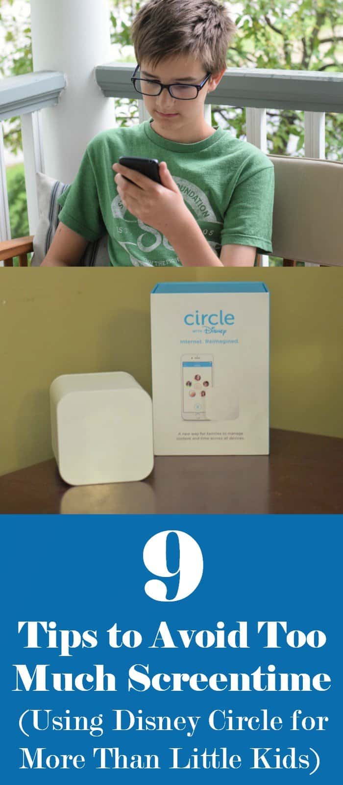 9 tips to avoid too much screentime this summer. Disney Circle has tons of help, but implement these tips to manage screen time for everyone in your house.