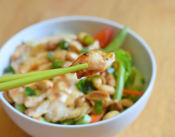 Bite of Kung Pao Chicken Salad