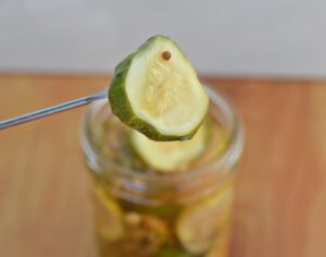 Homemade bread and butter pickle recipe