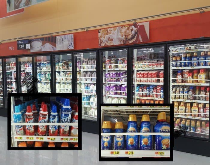International Delight and Reddi-wip at Walmart