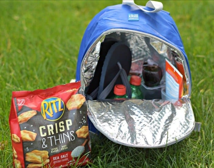 Easily packed backpack for theme parks