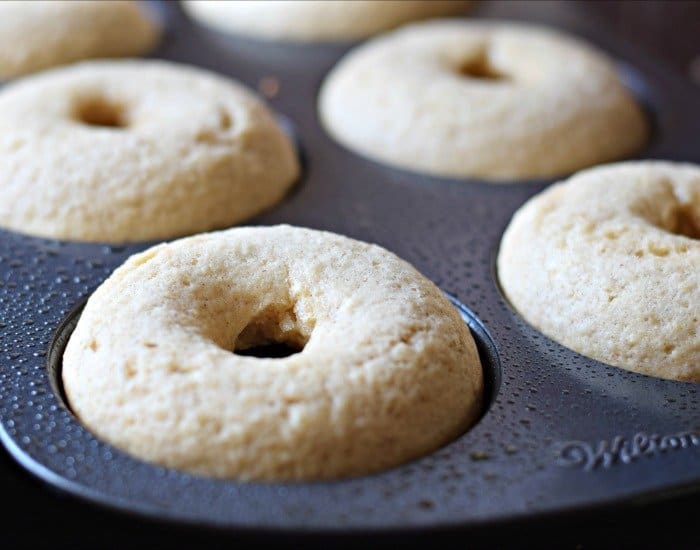 Freshly baked homemade doughnuts